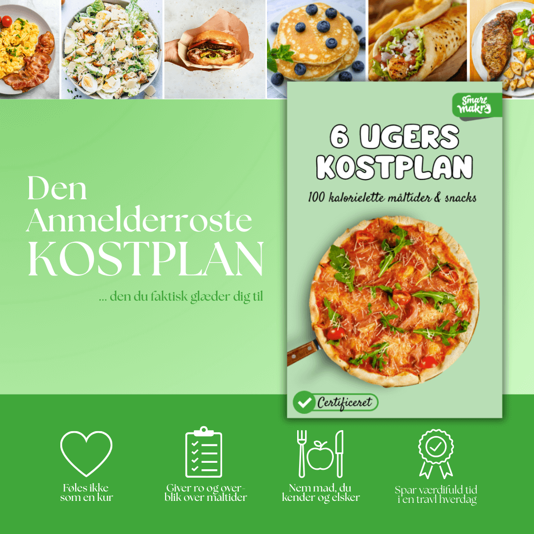 6-ugers Kostplan til Vægttab