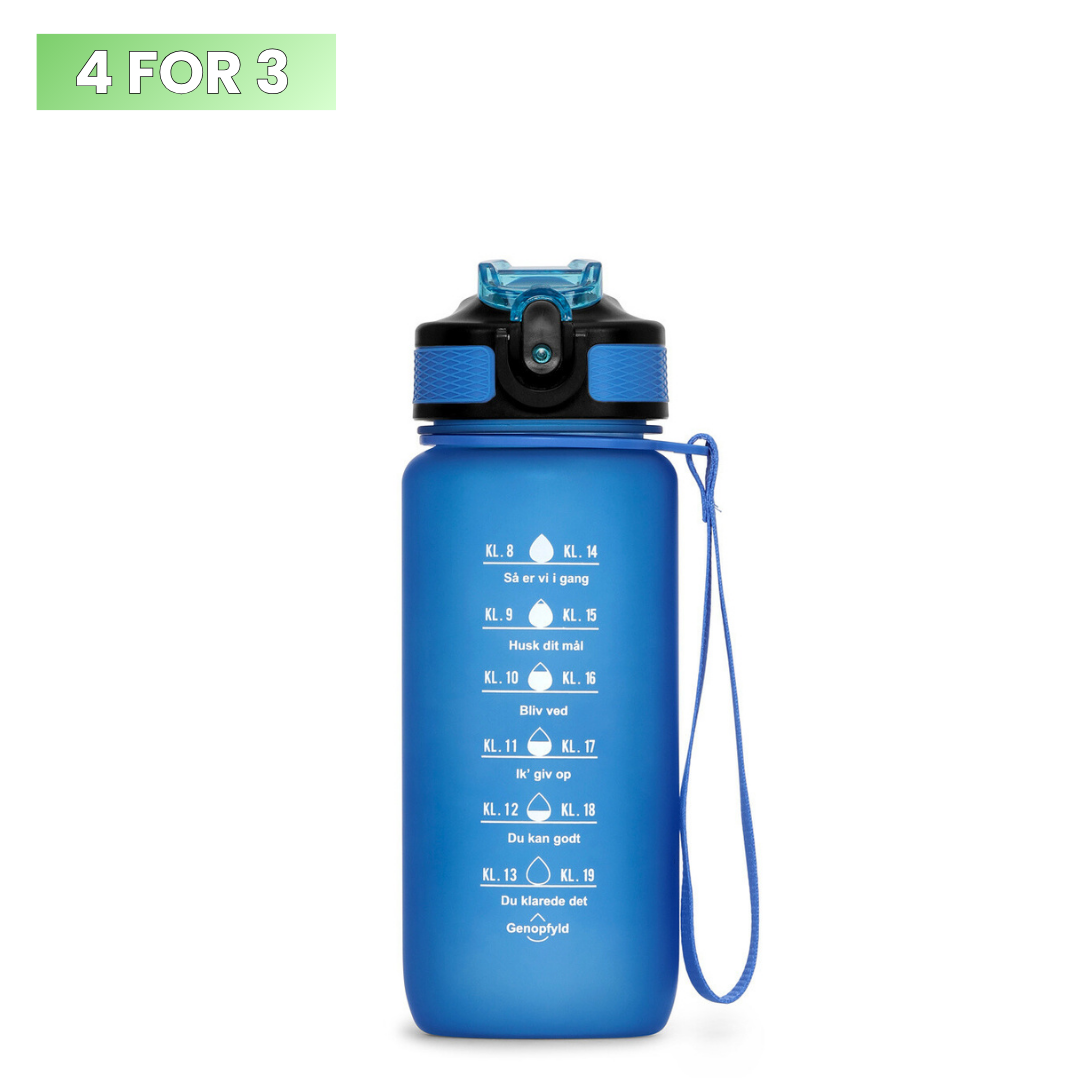0,6L Motivationsvandflaske