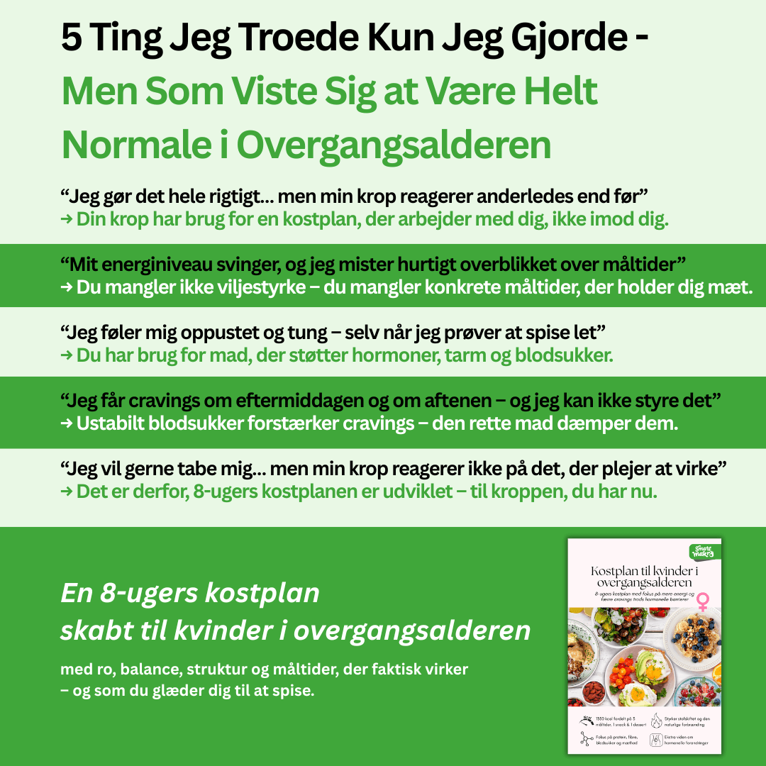 8-ugers Kostplan til Overgangsalderen