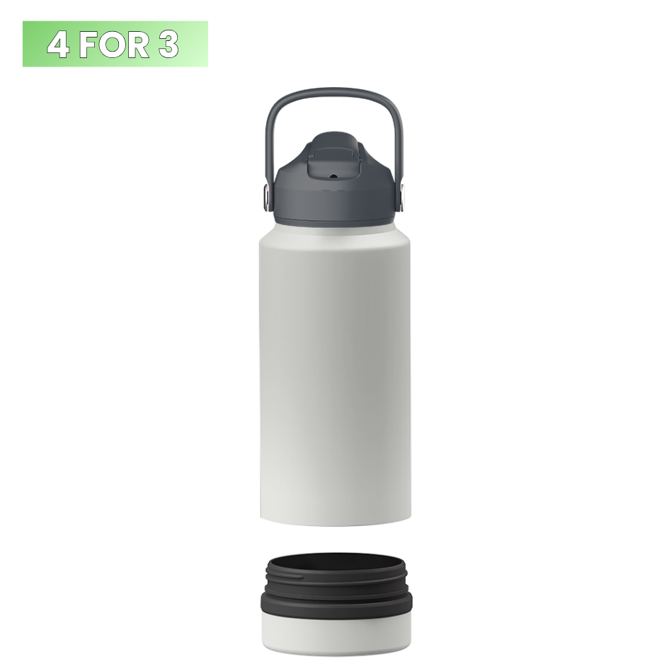 0,75L termovandflaske m. snack-rum i bunden