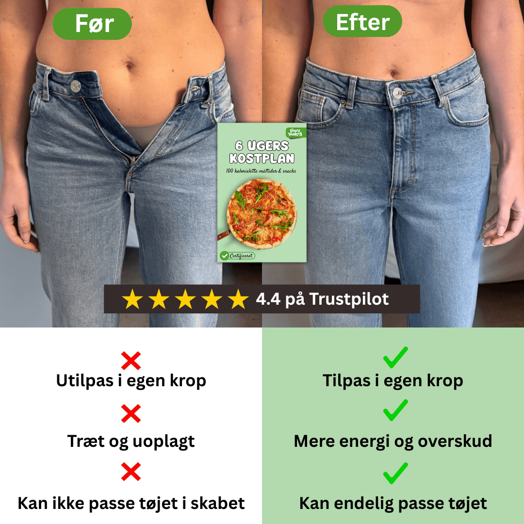 6-ugers Kostplan til Vægttab