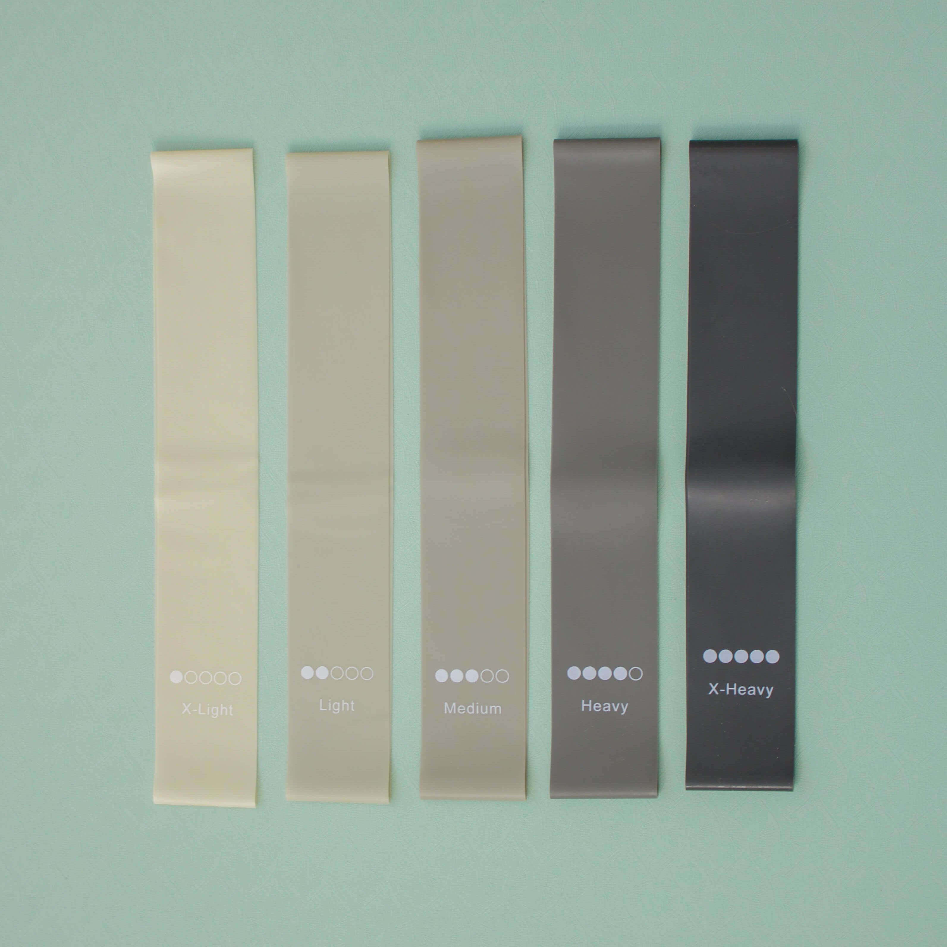 Træningselastikker (5-pak)