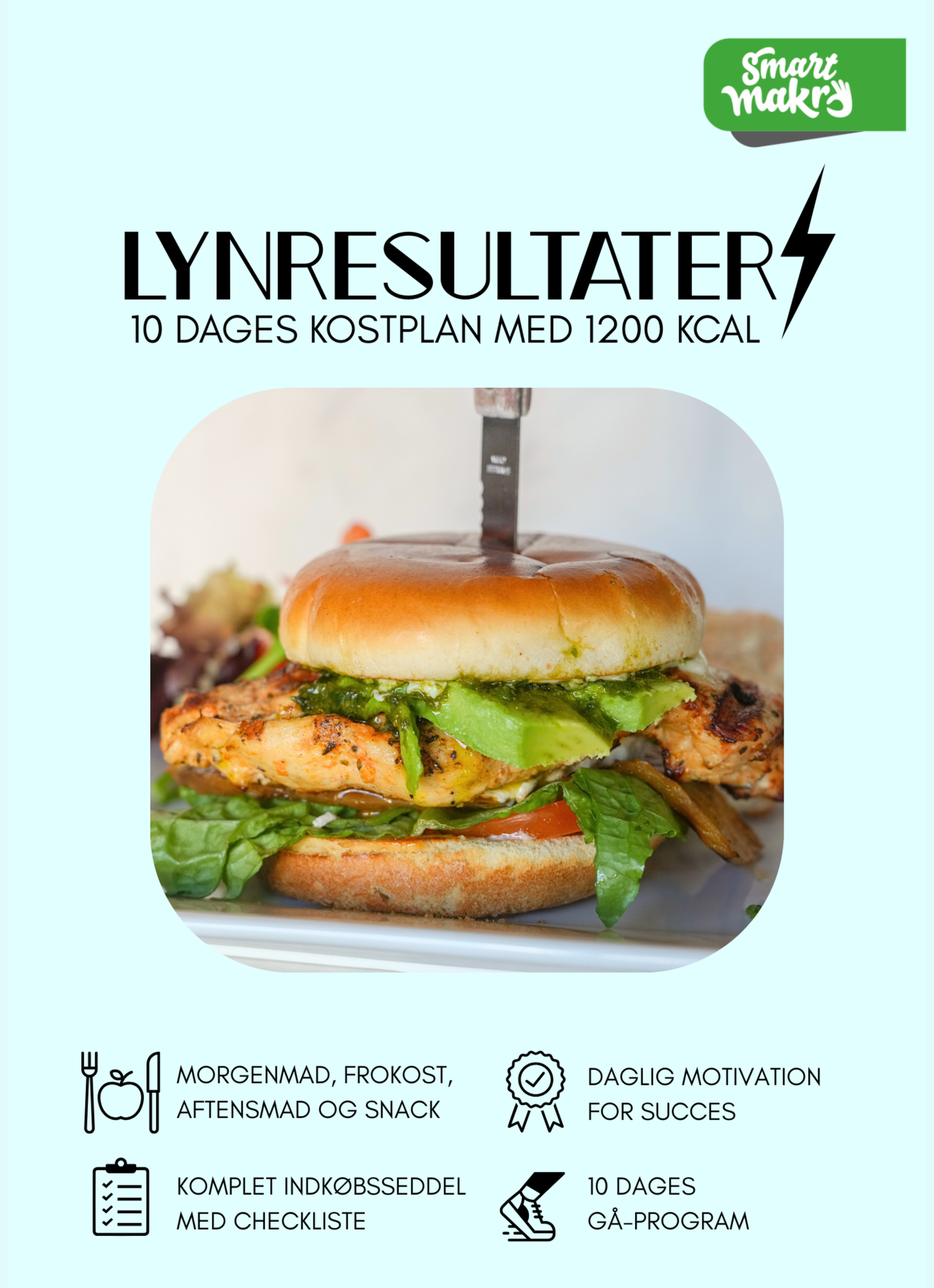 Lynresultater kostplan, 10 dages kostplan, 1200 kcal madplan, vægttab på kort tid, kostplan til hurtigt vægttab, PDF kostplan vægttab, fysisk bog slankekur, kostplan med gåprogram, slankekur uden træning, madplan til vægttab, kickstart vægttab, kostplan med motivation, kalorielet madplan, kostplan kvinder, kostplan overgangsalder, vægttab med indkøbsliste, vægttabsplan med resultater, kostplan lavt stofskifte, vægttab uden kalorietælling, gåprogram til vægttab