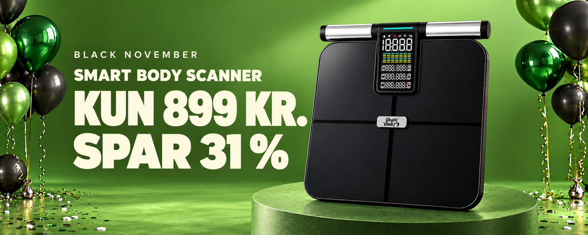 Smart Body Scanner – KUN 899 KR. med 10 % kode – SPAR 31 %