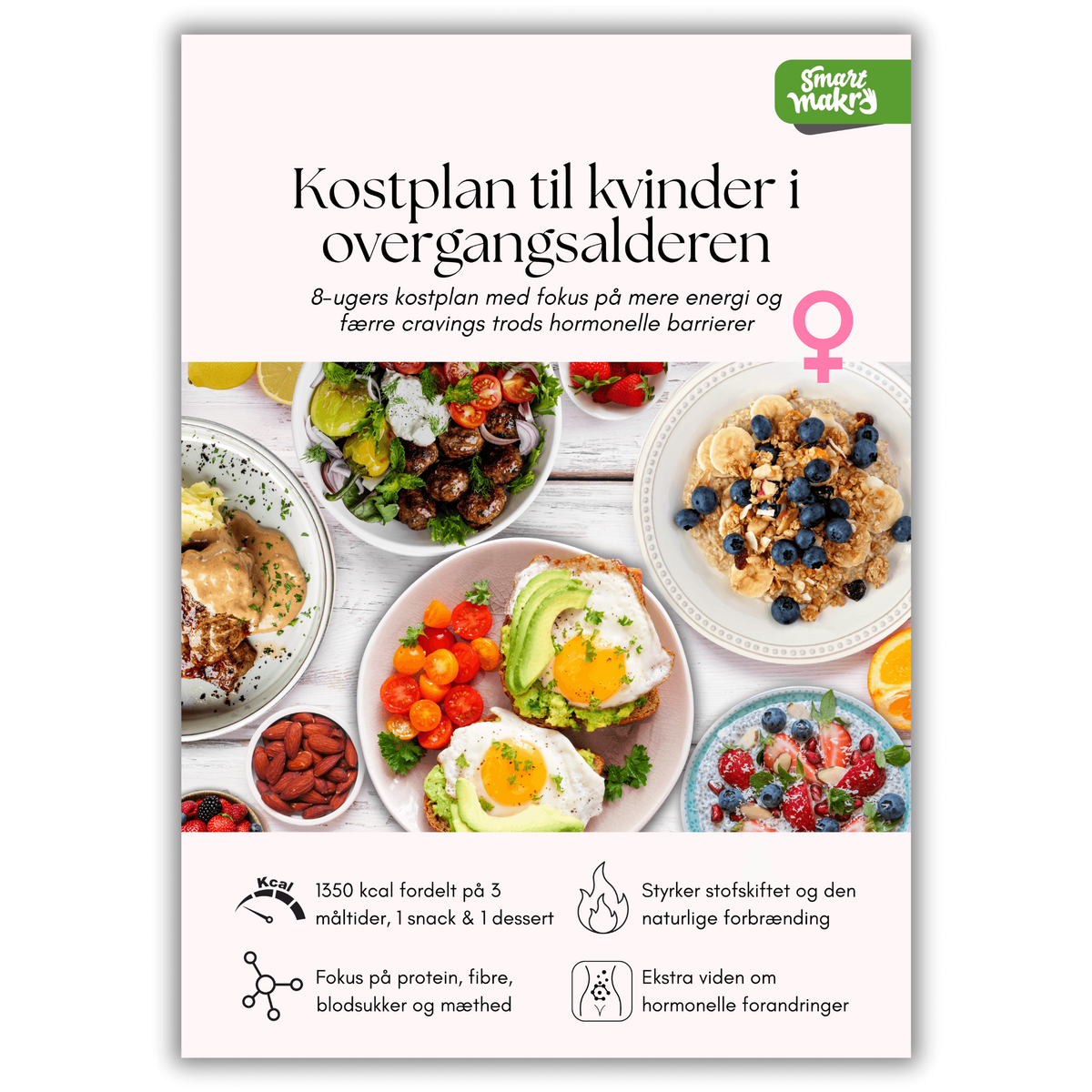 8-ugers Kostplan til Overgangsalderen – originalt produktbillede med transparent baggrund
